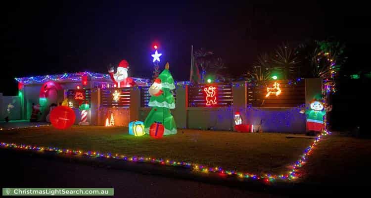 Christmas Light display at 9 Glenside Crescent, Craigie