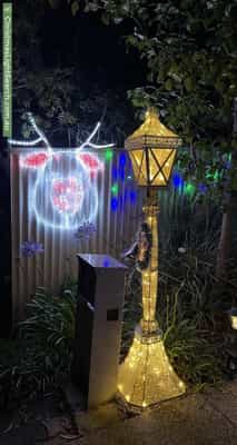 Christmas Light display at 7 Bowman Avenue, Belair