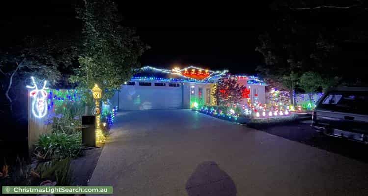 Christmas Light display at 7 Bowman Avenue, Belair