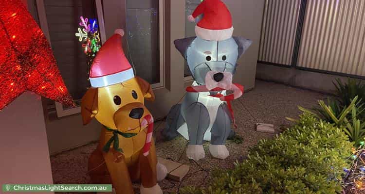 Christmas Light display at 7 Bowman Avenue, Belair