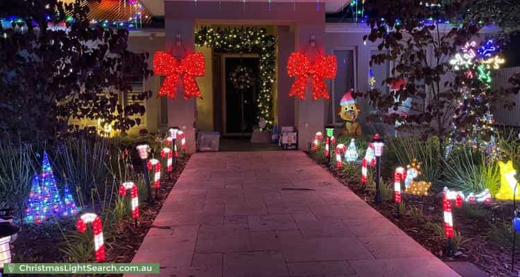 Christmas Light display at 7 Bowman Avenue, Belair