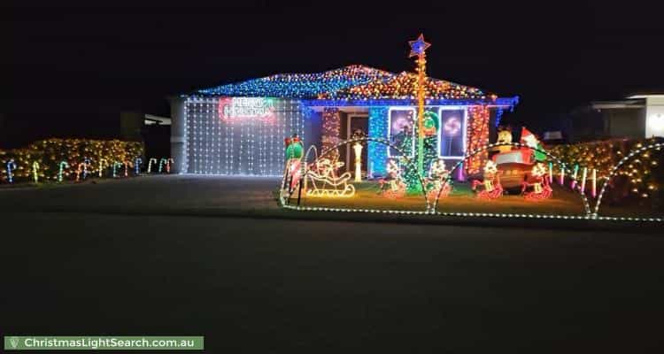 Christmas Light display at 14 Tigereye Avenue, Byford