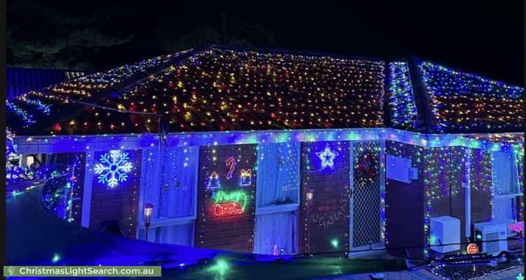 Christmas Light display at 23 Jindinga Way, Wanneroo