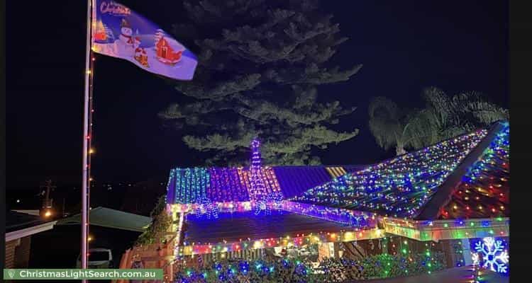 Christmas Light display at 23 Jindinga Way, Wanneroo