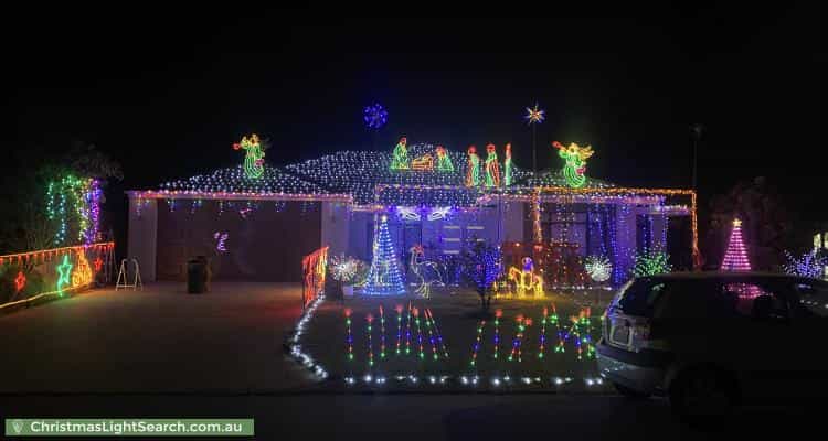 Christmas Light display at 31 Lindsay Drive, Noranda