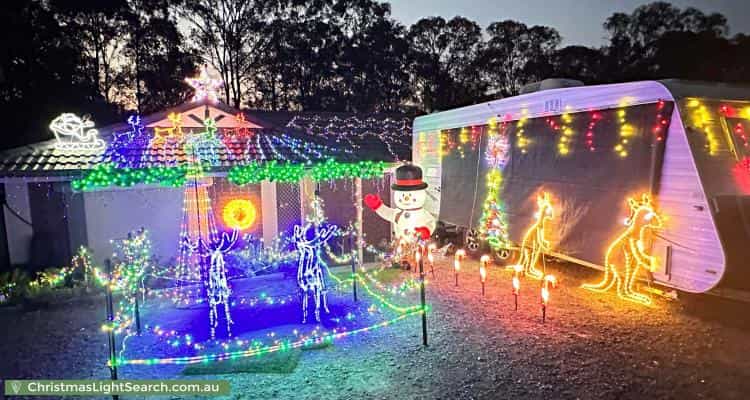 Christmas Light display at 38 Copperfield Drive, Eagleby