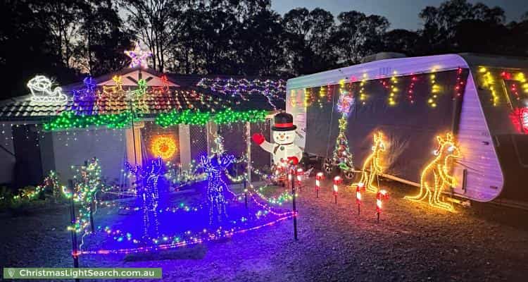 Christmas Light display at 38 Copperfield Drive, Eagleby