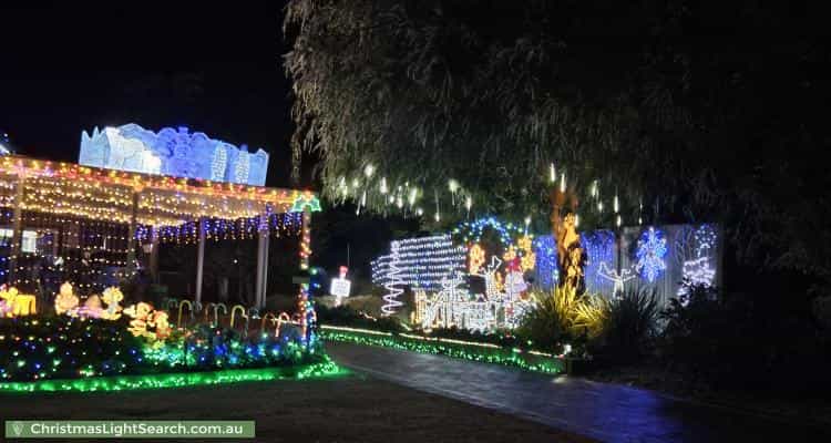Christmas Light display at  Wembley Avenue, Bridgewater
