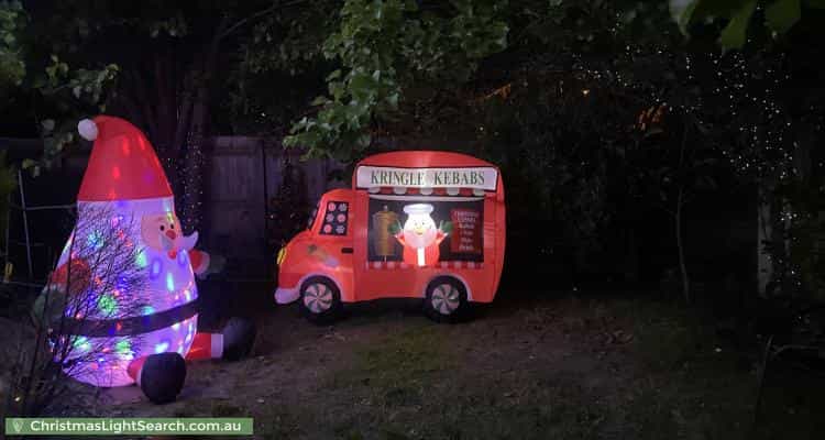 Christmas Light display at 695 South Road, Bentleigh East