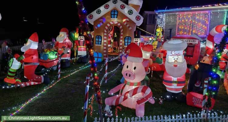 Christmas Light display at 58 Amy Street, West Ulverstone