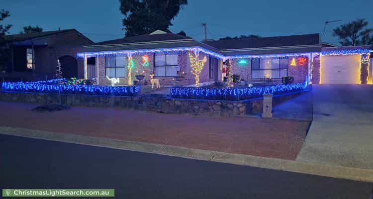 Christmas Light display at 6 Body Place, Macarthur