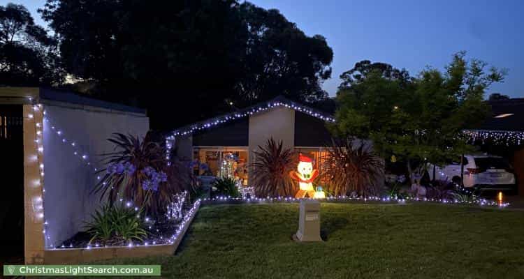 Christmas Light display at 24 Stanfield Close, Kambah