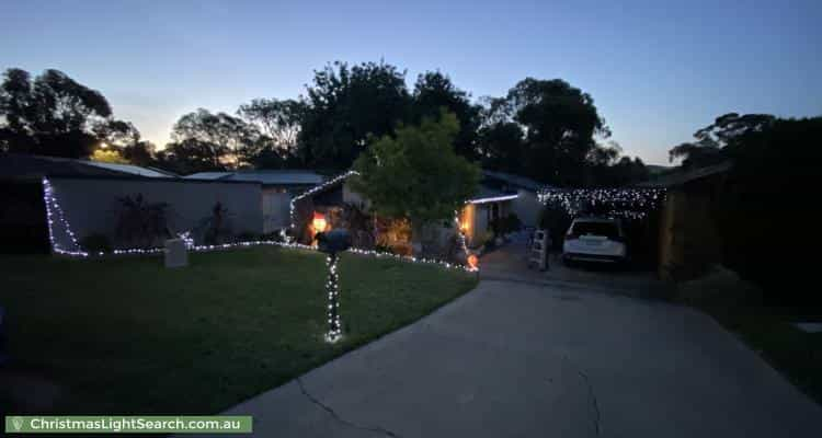 Christmas Light display at 24 Stanfield Close, Kambah