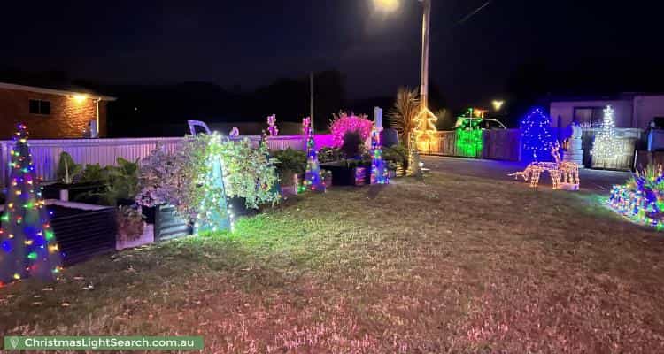 Christmas Light display at 4 Shield Street, Huonville