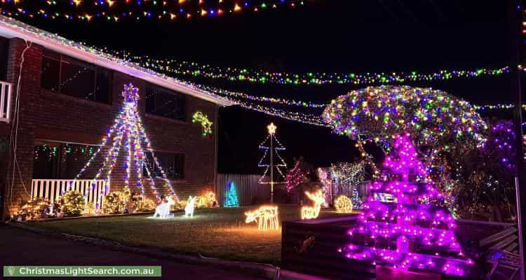 Christmas Light display at 4 Shield Street, Huonville