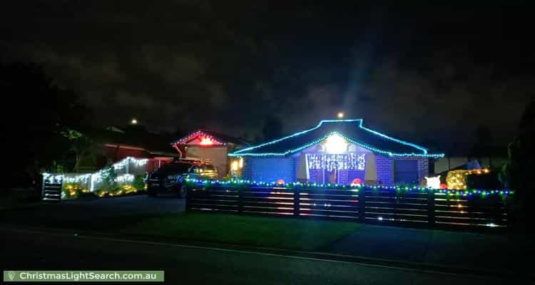 Christmas Light display at 37 Sallybrook Circuit, Narre Warren