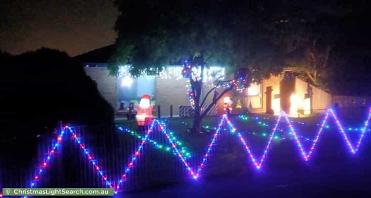 Christmas Light display at 7 Malahang Parade, Heidelberg West