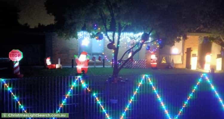 Christmas Light display at 7 Malahang Parade, Heidelberg West
