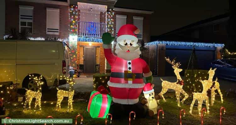 Christmas Light display at 20 Limpopa Square, Roxburgh Park
