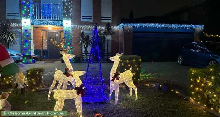Christmas Light display at 20 Limpopa Square, Roxburgh Park