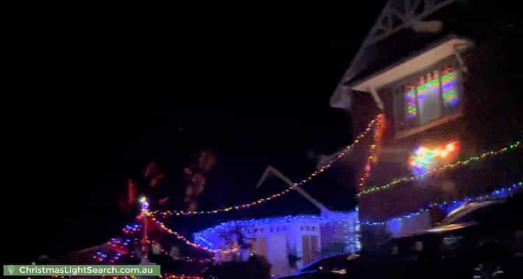 Christmas Light display at  Monarch Close, Rouse Hill