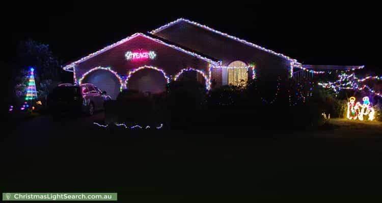 Christmas Light display at 33 Jasmine Drive, Bomaderry