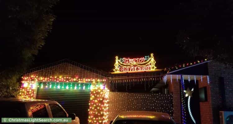Christmas Light display at  Thomas Hart Street, Banks