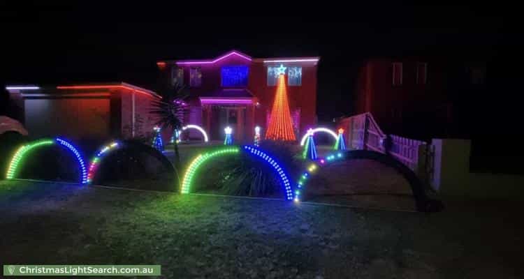 Christmas Light display at 42 Banyalla Drive, Cranbourne West