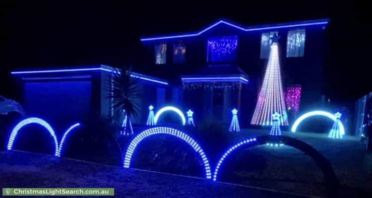 Christmas Light display at 42 Banyalla Drive, Cranbourne West