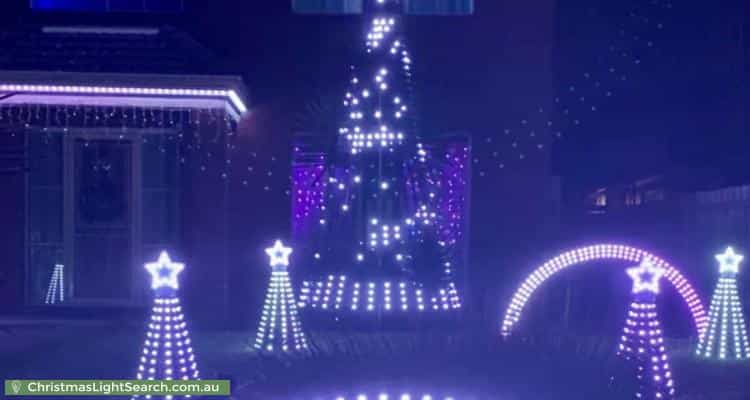Christmas Light display at 42 Banyalla Drive, Cranbourne West