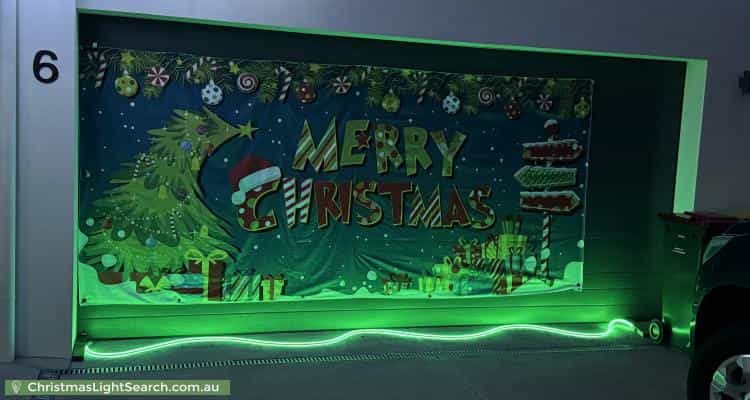 Christmas Light display at 6 Arney Close, Taylor