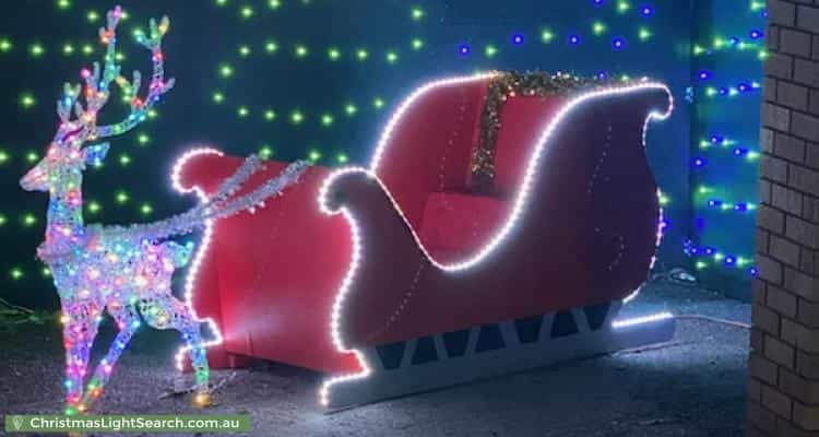 Christmas Light display at 3 Watson Street, Bacchus Marsh