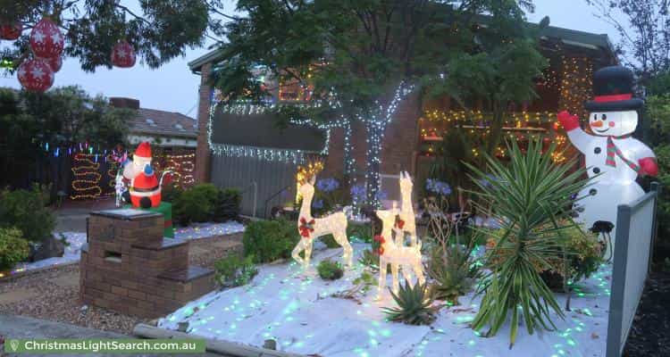 Christmas Light display at 3 Watson Street, Bacchus Marsh
