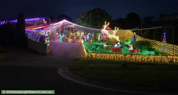 Christmas Light display at 9 Jeanette Close, Saint Helena