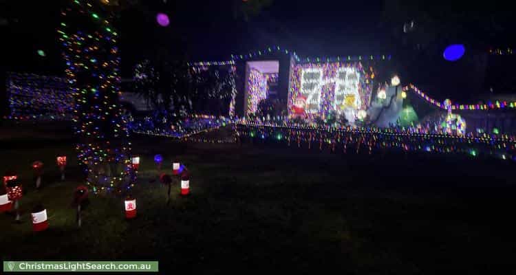 Christmas Light display at  Belvedere Drive, Pakenham
