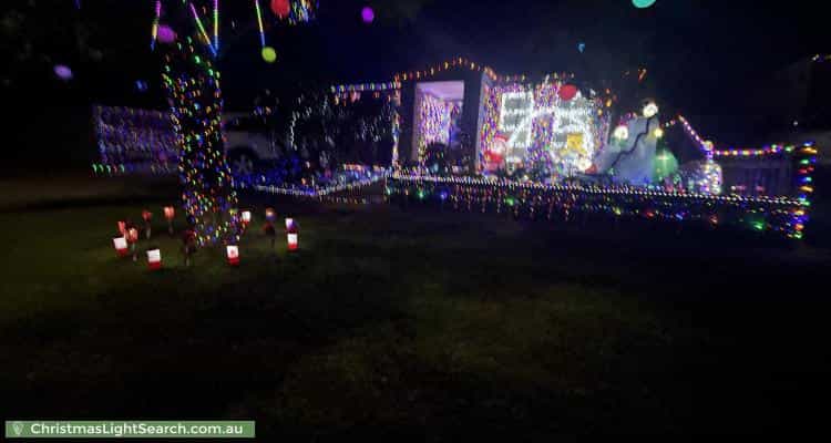 Christmas Light display at  Belvedere Drive, Pakenham
