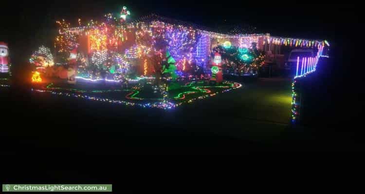 Christmas Light display at 28 Alexander Crescent, Frankston