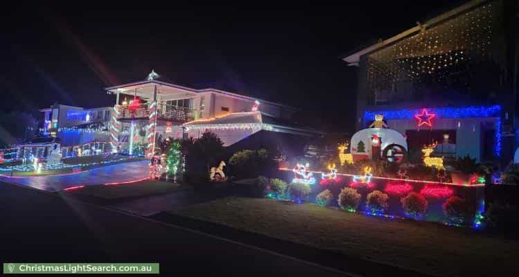 Christmas Light display at  Huntly Place, Redland Bay