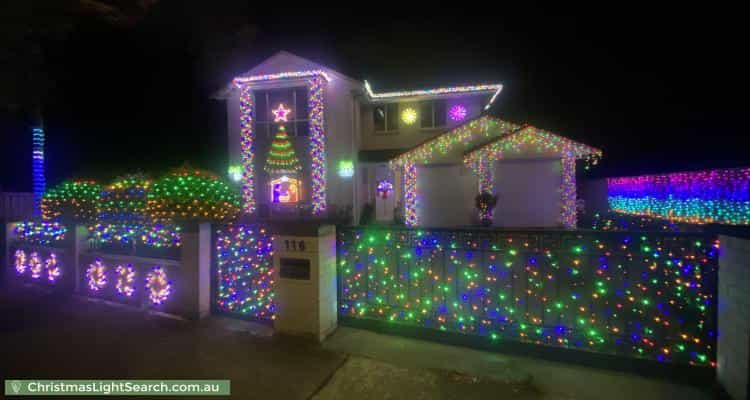 Christmas Light display at 116 Cosgrove Road, Belfield