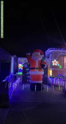Christmas Light display at  Kemp Street, Mortdale