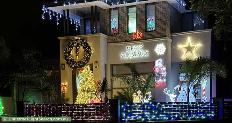 Christmas Light display at  Lorraine Street, Cheltenham