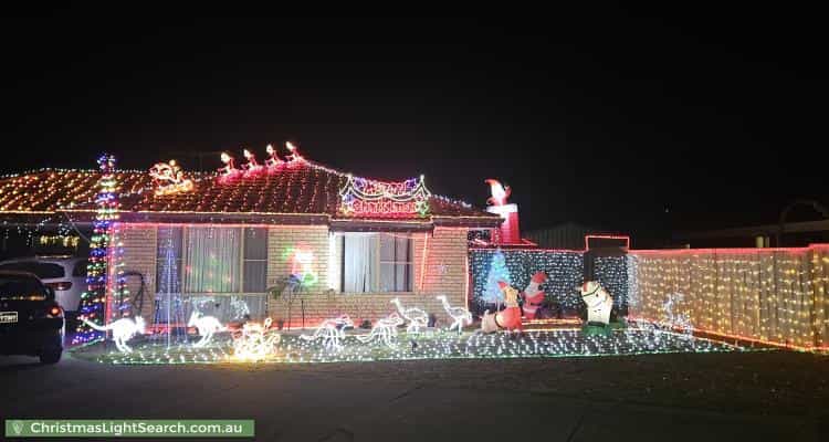 Christmas Light display at 6B Crane Glen, Ballajura