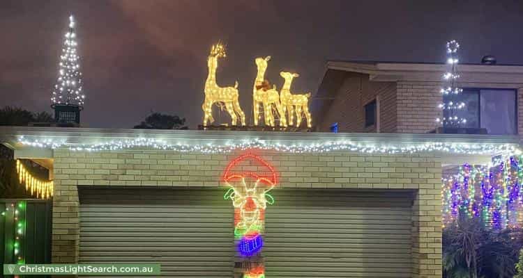 Christmas Light display at  Pandara Avenue, Bellara