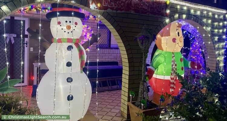 Christmas Light display at  Pandara Avenue, Bellara