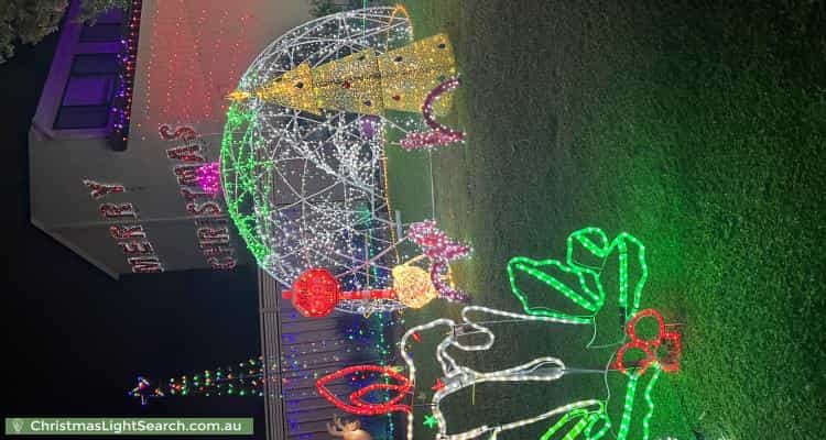 Christmas Light display at 52 Tanbark Circuit, Werrington Downs