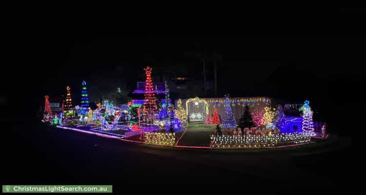 Christmas Light display at 52 Tanbark Circuit, Werrington Downs