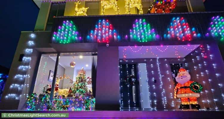 Christmas Light display at  Shaw Road, Officer