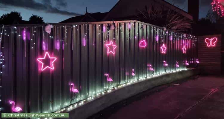Christmas Light display at 5 Wyld Close, Littlehampton