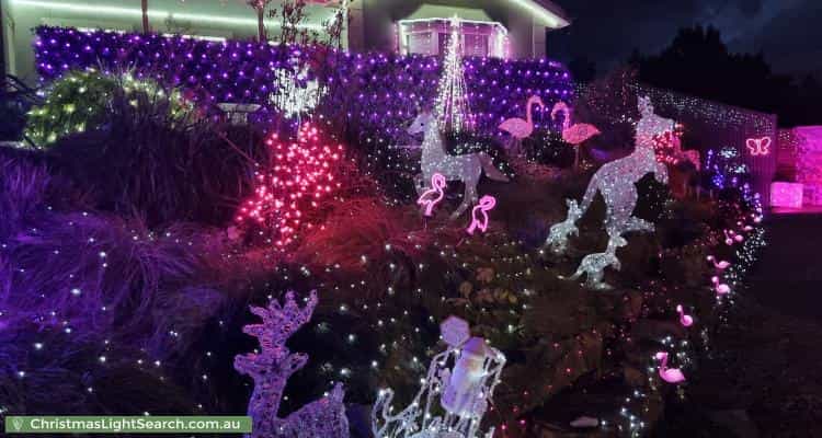 Christmas Light display at 5 Wyld Close, Littlehampton