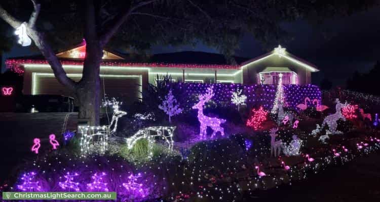 Christmas Light display at 5 Wyld Close, Littlehampton